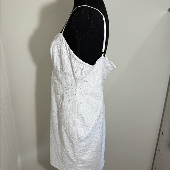 Forever 21 White Spaghetti Strap Mini Dress - Picture 5 of 6
